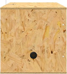 vidaXL Terrarium Καφέ 80 x 40 x 40 cm OSB