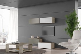 Σύνθεση σαλονιού "SMART 6B" σε χρώμα σταχτί-λευκό