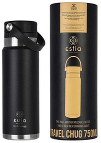 Θερμός Save The Aegean 01-17903 750ml Midnight Black Estia