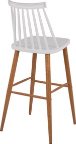 ΣΚΑΜΠΟ ΜΠΑΡ HM8459.01 VANESSA ΣΕ ΛΕΥΚΟ ΧΡΩΜΑ 43x49x107 εκ.