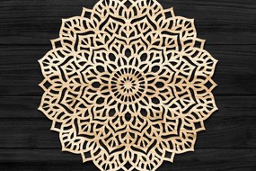 Intra απο ξύλο plywood 3mm-4mm πάχος Τρισδιάστατη Mandala Δίασταση 30x30 cm INTRAFABR-74283303