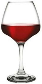 Ποτήρι Κρασιού Κολωνάτο Risus SP440287K12 580ml Γυάλινο Clear Espiel Γυαλί