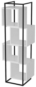 Ραφιέρα Δαπέδου Prada 875ZNA3656 52x38x160cm Black-White