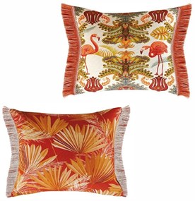 Μαξιλαροθήκη Διακοσμητική Fancy S23 04 Multi Kentia 50X50 Cotton-Polyester