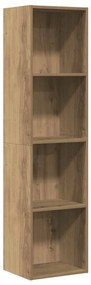 vidaXL Ντουλάπι βιβλίου/ΤV Ντουλάπι Artisan Oak 36x30x143cm