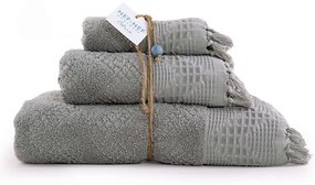 Πετσέτα Storm Grey Nef-Nef Προσώπου 50x90cm 100% Cotton