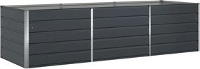 vidaXL Γλάστρα Ανθρακί 290 x 100 x 75 εκ Επικαλυμμένος Χάλυβας