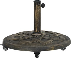 Βάση ομπρέλας από μπετόν, βάση ομπρέλας με ρολό, στρογγυλή βάση στήριξης ομπρέλας για ομπρέλα 32/38/48mm