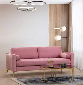 3-Seat Sofa Rome - Rose Dusty Rose