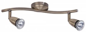 Rabalux Norman Σποτ Διπλό Μήκους 35cm Μπρονζέ 5996