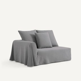 Μισός καναπές με ταπετσαρία από βαμβάκι λινό, Chill