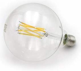 Adeleq LED Λάμπα COG Globe Φ125 Διάφανο Ε27 16W 230V Λευκό 13-27125161