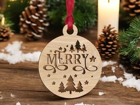 Intra απο ξύλο plywood 3mm-4mm πάχος – Καλά Χριστουγεννιάτικα Μπιχλιμπίδι Δέντρο Διακόσμηση 45x50 cm INTRAVECTRY-MY549478