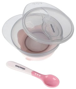 Φαγητοδοχείο &amp; Κουτάλι 250ml Kikka Boo Pink