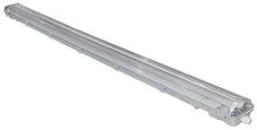 Γραμμικό Φωτιστικό Mini LED 230V T8 2x150cm IP65 Γκρι 3-8021505 Lumen 3-8021505 Γκρι