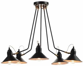 Φωτιστικό Οροφής Πολύφωτο Aca Ivy KS19915PB Black Matt