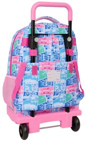 Σχολική Τσάντα με Ρόδες Barbie Πολύχρωμο 33 x 45 x 22 cm