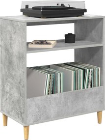 vidaXL Βάση πικάπ Γκρι Σκυροδέματος 71 x 39,5 x 83 εκ.