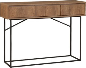 Κονσόλα Amedeo Megapap χρώμα καρυδί 120x36x90εκ.