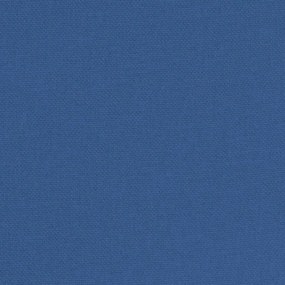vidaXL Πολυθρόνα Μπάρελ Μπλε Υφασμάτινη με Υποπόδιο