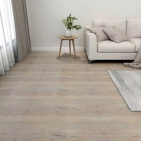 vidaXL Πλάκες Δαπέδου Taupe 5,11 τ.μ. 55 τεμ. PVC