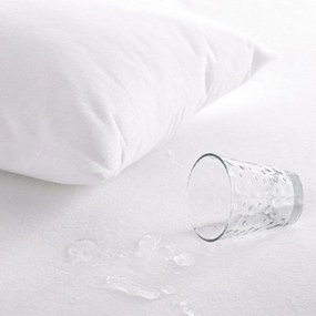 Κάλυμμα Στρώματος Φροτέ White Viopros Μονό 100x200cm Cotton-Polyester