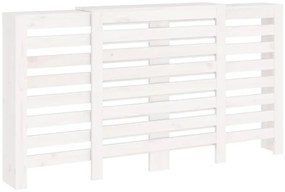 vidaXL Κάλυμμα Καλοριφέρ Λευκό 210x21x85 εκ. από Μασίφ Ξύλο Πεύκου