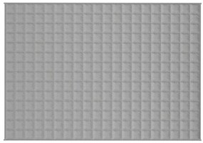 vidaXL Κουβέρτα Βαρύτητας Γκρι 140 x 200 εκ. 6 κ. Υφασμάτινη