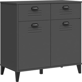 vidaXL Μπουφές VIKEN Ανθρακί Γκρι 80x40x80 εκ. από Επεξεργασμένο Ξύλο