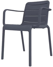 Πολυθρόνα Πολυπροπυλένιου 251432 58x59x79cm Grey