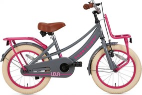 Lola 16 Inch 25,4 cm Girls Coaster Brake Pink/Grey