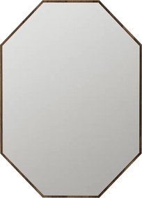 Καθρέπτης τοίχου Ursula Μegapap χρώμα καρυδί 45x2x70εκ.