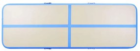 vidaXL Στρώμα Ενόργανης Φουσκωτό Μπλε 600 x 100 x 10 εκ. PVC με Τρόμπα