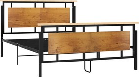 vidaXL Πλαίσιο Κρεβατιού 140 x 200 εκ. Μεταλλικό