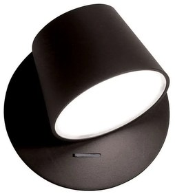 Φωτιστικό Τοίχου-Απλίκα Κim 4188301 Black Viokef Metal