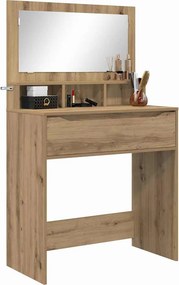 vidaXL Τραπέζια Ντυσίματος Κρεβατοκάμαρας Artisan Oak
