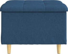 vidaXL Οθωμανό με Αποθηκευτικό Χώρο Μπλε 60 x 60 x 45 cm ύφασμα
