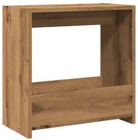 vidaXL Side Table Artisan Oak 50x26x50 cm Κατασκευασμένο ξύλο