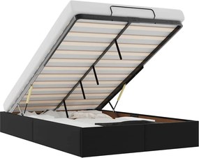 vidaXL Πλαίσιο κρεβατιού οθωμανικού κρεβατιού χωρίς στρώμα Λευκό