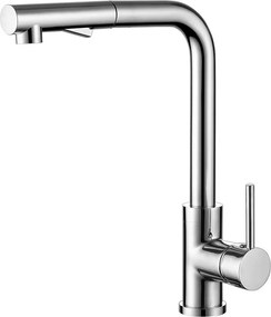 Sparke Nerru 01 Chrome - Μπαταρία Κουζίνας με Ντους