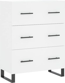 vidaXL Ντουλάπι Λευκό 69,5x34x180 εκ. από Επεξεργασμένο Ξύλο