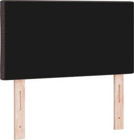 vidaXL LED κεφαλάρι Καφέ 80 cm ύφασμα