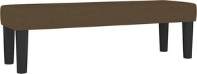 vidaXL Κρεβάτι Boxspring με Στρώμα Σκούρο Καφέ 180x200 εκ Υφασμάτινο