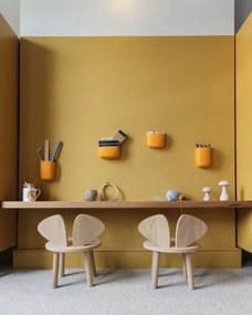 Kid's Table Set Mickey Two Chair Set - Brown Brown