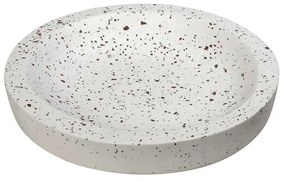 Διακοσμητικό Μπωλ Στρογγυλό TZL115 36x36x5cm White Espiel Cement