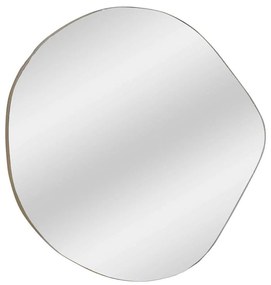 Καθρέπτης Τοίχου Asso 552NOS2332 70x67cm Gold Aberto Design Μοριοσανίδα, Μελαμίνη