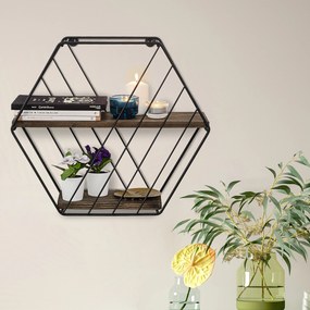 Wall Shelf Liliales Black
Dark Walnut
