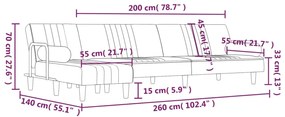 ΚΑΝΑΠΕΣ ΚΡΕΒΑΤΙ ΓΩΝΙΑΚΟΣ ΣΚ. ΠΡΑΣΙΝΟ 260X140X70 ΕΚ. ΒΕΛΟΥΔΙΝΟΣ 3157244