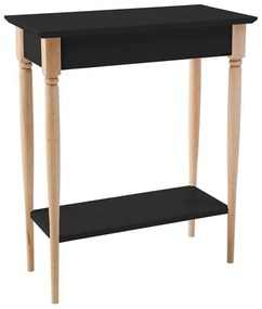 Κονσόλα Mamo S MAMOCSBEBLACK 65x35x74cm Black-Beech Mdf, Wood
