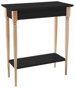 Κονσόλα Mamo S MAMOCSBEBLACK 65x35x74cm Black-Beech Mdf,Ξύλο